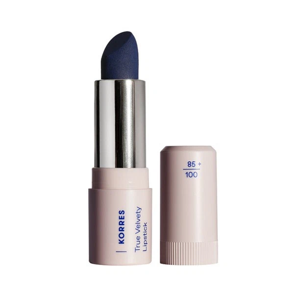 Lápiz labial Korres True Velvety 80 azul egeo, 3 g, extracto de granada, hialurónico Foto 1 de 1