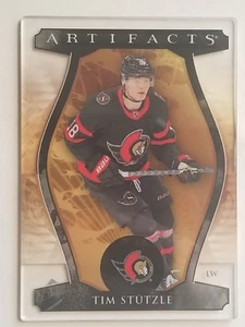 Artefactos de cubierta superior 2023-24 #132 Tim Stutzle Plexi variación Ottawa Senators - Imagen 1 de 2