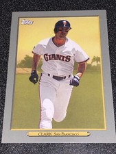 2020 Topps Series 2 Turkey Red TR-76 Will Clark San Francisco Giants SP