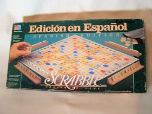 VTG 1989 Scrabble Edición En Español Spanish Edition Crossword Board Game - Picture 1 of 1