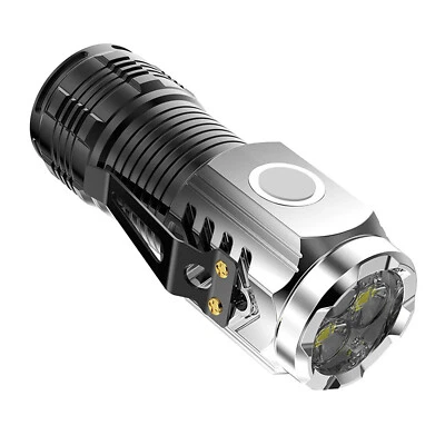 Three-Eyed Monster Mini Flashlight Flash Super Power Waterproof Outdoor Travel - Image 1 of 4