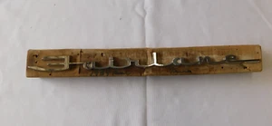 NOS OEM Ford 1959 Fairlane Deck Trunk Lid Script Emblem Ornament Trim - Picture 1 of 9