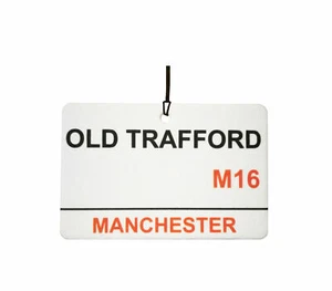 Manchester Utd / Old Trafford Street Sign Car Air Freshener - Picture 1 of 2