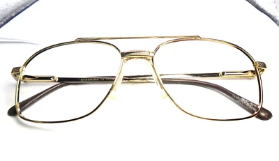 Stetson 178 Gold 57-16-145 Mens Eyeglasses Frames - Image 1 of 4