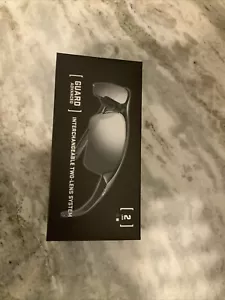 NEW Wiley X WX Changeable Guard Advanced Matte Black Sunglasses 4004 AUTHENTIC - Picture 1 of 3