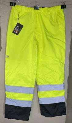 Helly Hansen Alta Hi Vis Insulated Winter Pants Mens Sz 2XL #70445-369 - Image 1 of 4