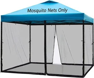 10x10 Mosquito Netting for Patio Camping Gazebo/Pop Up Canopy Tent Only Mosquito - Picture 1 of 6