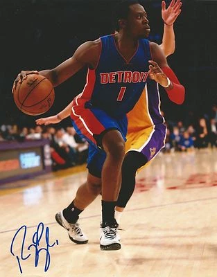 Фотография Реджи Джексона с автографом 8x10 Detroit Pistons - Изображение 1 из 3