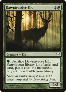 MTG Dark Ascension Dawntreader Elk Near Mint English Magic Card 🧙🏽65 - Picture 1 of 2