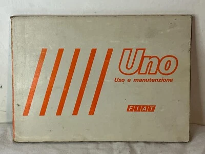 FIAT Uno  III/1984 1ª edizione Libretto Uso e Manutenzione ORIGINALE - Immagine 1 di 4