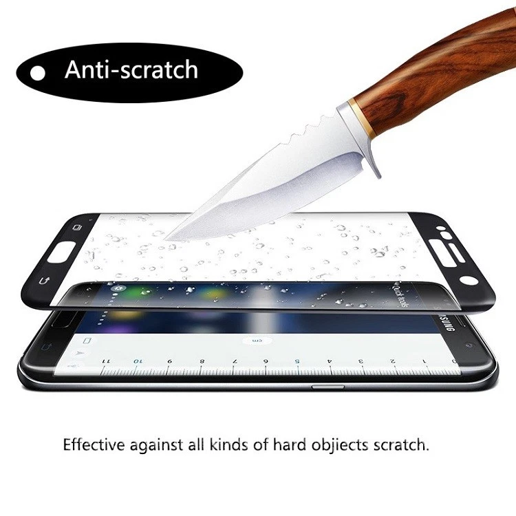 Protector de pantalla de vidrio templado 3D curvado para Samsung Galaxy S7 Foto 1 de 1