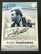 2017 AFL REGAL GREATS OF THE GAME SIGNATURE RICHIE VANDENBERG 48/100