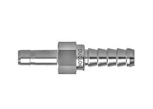 3/8 Tube Stub x 3/8 Hose Barb 316ss Hose Barb Adapter Fitting SSP ISSD6HBA6 - Picture 1 of 1