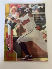 2020 Topps Series 2 Base Gold Foil #506 Delino DeShields - Cleveland Indians