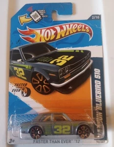 Hot Wheels - 71 Datsun Bluebird 510 - '12 Faster Than Ever  - Picture 1 of 3