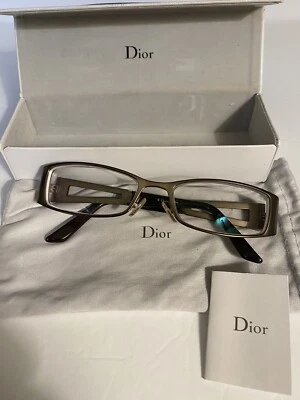 Christian Dior Monturas Gafas Mujer CD 3691 SWL Marrón Tortuga Rectangular  Foto 1 de 4