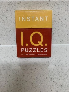 THE LAGOON GROUP Instant I.Q. Puzzles 50 confounding conundrums cards - Picture 1 of 5