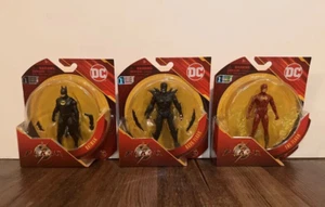 Lot x3 DC THE FLASH DARK FLASH & BATMAN 4" Action Figuren 2022 Movie Spinmaster - Bild 1 von 1