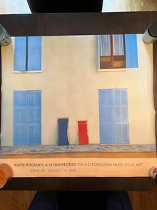 David Hockney Two Deck Chairs Metropolitan Museum Of Art Lithograph - Picture 1 of 7