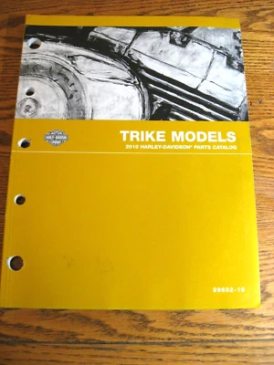 Harley-Davidson Trike 2010 catálogo de piezas Tri-Glide FLHTCITG Xlnt Foto 1 de 3