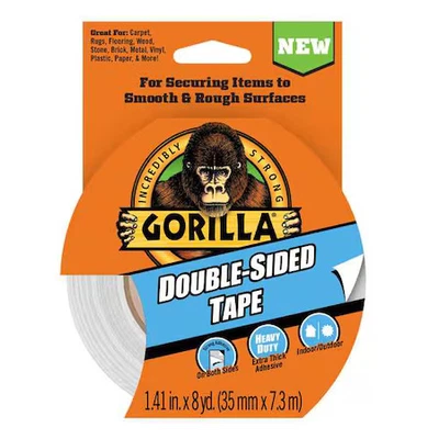 Gorilla Glue 100925 Film Tape, Gray, 8 Yd L, 1-3/8 In W - Image 1 of 3