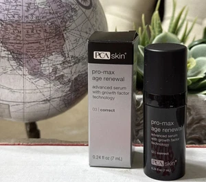 PCA Skin Pro-Max Age Renewal Serum- 0.24 fl oz / 7ml Travel Size NIB Exp 02/27 - Picture 1 of 2