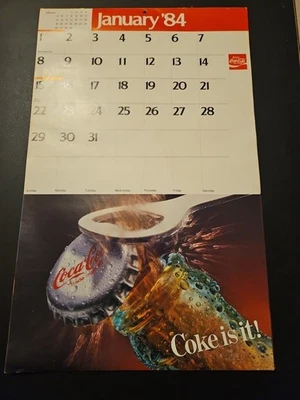 Vintage 1984 Coca-Cola Wall Calander - Image 1 of 4