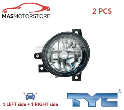 FOG LIGHT LAMP PAIR TYC 19-0297-05-2 2PCS FOR VW POLO,FOX 1.9L,1.4L,1.2L,1.6L - Image 1 of 4