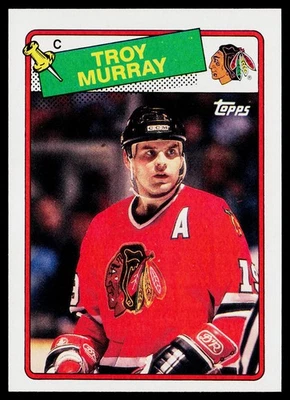 1988-89 Topps #106 Troy Murray - Image 1 of 2