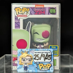 Funko Pop! TV RARO Invader Zim #1016 Zim & Minimoose Compartido Exclusivo [BOVEDA] - Imagen 1 de 7