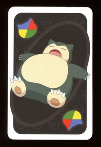Snorlax WILD Pokemon Mattel Original Japanese UNO Card Near Mint - Picture 1 of 2