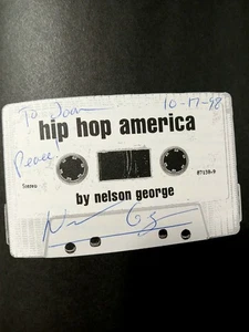 Hip Hop America by Nelson George HCDJ 1st Ed Signed Inscribed 1998 - Foto 1 di 8