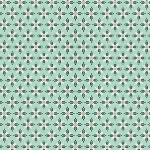 Poppie Cotton - Prairie Christmas - A New Star - Teal - Bild 1 von 5