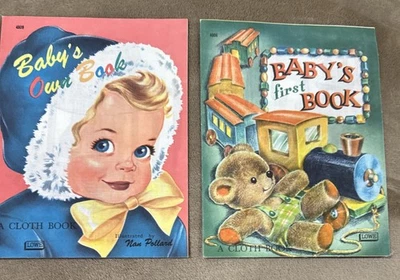 Baby's Own Book & Baby’s First Book 1958 Cloth Books Excellent Condition - Image 1 of 4