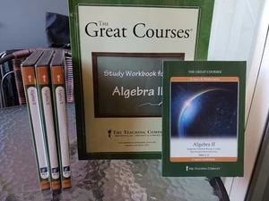 ✅ TTC The Great Courses Algebra II  3 DVDs, Workbook By Murray Siegel NEVER USED - Bild 1 von 2
