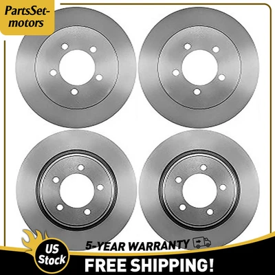 Комплект передних и задних оригинальных тормозных дисков с покрытием Brembo для 2006-2010 Mercury Mountaineer - Изображение 1 из 2