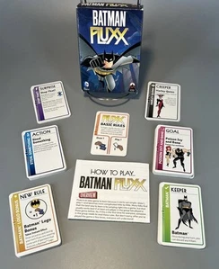 Batman Fluxx Card Game 2015 DC Comics Looney Labs Andrew Looney Complete - Picture 1 of 8