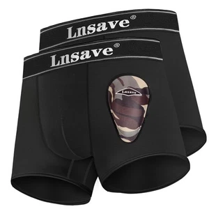 Baseball Cup Youth Boys Underwear Compression Boxer Briefs Athletic Cup for S... - Picture 1 of 7