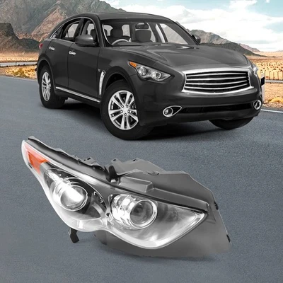Xenon/HID Headlight For 09-17 INFINITI FX35 FX37 FX50 QX70 Headlamps LH/RH Opt. - Imagem 1 de 4