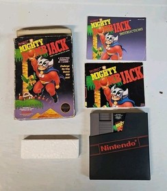 Mighty Bomb Jack NES (CIB) con Map Nintendo 5 Tornillo