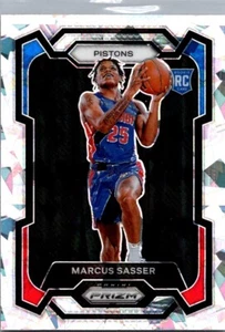 2023-24 Panini Prizm Cracked Ice Prizm #174 Marcus Sasser (RC) Pistons - Picture 1 of 2