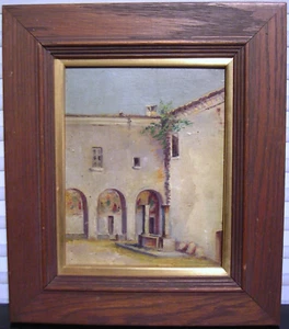 Orientalist Oil Painting of Middle Eastern City Building - Picture 1 of 5
