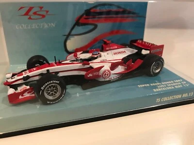 Takuma Sato Super Aguri Honda SA07 W03 Minichamps 1:43 F1 2007 Spanish GP  - Image 1 of 4