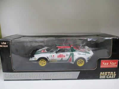 LANCIA STRATOS HF RALLY SANREMO WINNER 1976 N° 4 Waldegarde SUN STAR 4506 1/18 - Photo 1/4