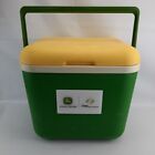 Vintage John Deere Stick-It Cooler Green Ice Chest Magnetic Lunch Box