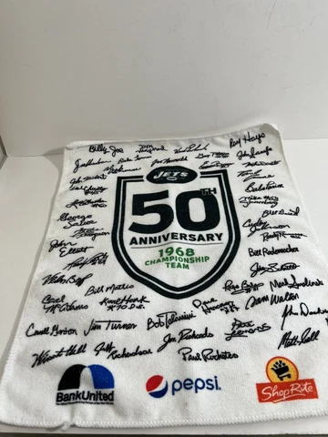 New York Jets 50th Anniversary Celebration Rally Towel Cover