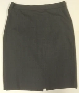 NUEVO SIN ETIQUETAS J. Falda Crew Tollegno 1900 para mujer gris talla 4 bielástica traje falda - Imagen 1 de 9