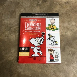 Peanuts Holiday Collection Deluxe Edition Blu Ray Thanksgiving NEW FREE SHIPPING - Imagen 1 de 3