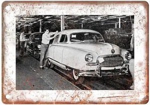 Vintage 1951 Nash Automobile Ad Retro Look Reproduction Metal Sign A3918 - Picture 1 of 2