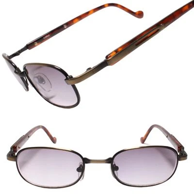 True Vintage Timeless Old-School Nostalgic Vibes Rectangle Bronze Sunglasses - Изображение 1 из 3